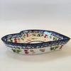 Ceramic Polish Hand-painted Tableware Underglaze Ceramic Bowl Rice Bowl Love Plate Cherry Series Wave Lace-C view 4