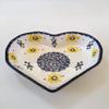 Ceramic Polish Hand-painted Tableware Underglaze Ceramic Bowl Rice Bowl Love Plate Yellow Flower Series Wavy Lace-C view 4