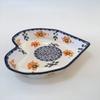 Ceramic Polish Hand-painted Tableware Underglaze Ceramic Bowl Rice Bowl Love Plate Orange Blossom Series Wavy Lace-C view 2
