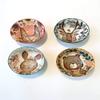 Nordic style tableware ceramic rice bowl underglaze color household rice bowl cartoon free deer brown bear-F view 1