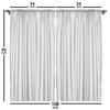 Ambesonne Black and Pink Curtains, Curly Romantic Flowers in Pinkish Colors Pattern, Living Room Bedroom Window Drapes 2 Panel Set, 108" X 90", Pink and Charcoal Grey view 2