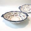 Tableware Polish porcelain hand-painted ceramic soup bowl household plate lace plate deep plate double ear plate rice bowl-G view 4