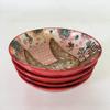 Nordic style tableware ceramic rice bowl underglaze color household rice bowl cartoon free deer brown bear-A view 1