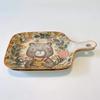 Bakeware Ceramic Handle Household Dish Plate Oven Nordic Tableware Breakfast Plate Deer Rabbit Brown Bear Series-E view 1