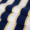 Aston & Arden Striped Beach Towel - Oversized 35 x 70 Soft Plush Thick Cotton, 600 GMS Heavy & Luxury for Pool Chairs, Resort, and Hot Tub, Navy/Yellow view 2
