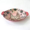 Nordic tableware ceramic fruit salad bowl creative dessert bowl steamed bowl personality household binaural soup bowl wonderland rabbit-A view 1