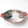 Nordic tableware ceramic fruit salad bowl creative dessert bowl steamed bowl personality household binaural soup bowl wonderland rabbit-A view 3
