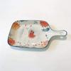 Bakeware Ceramic Handle Household Dish Plate Oven Nordic Tableware Breakfast Plate Deer Rabbit Brown Bear Series-F view 1