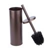 JS Jackson Supplies Sleek Toilet Brush and Holder with Metal Handle - Bronze view 1