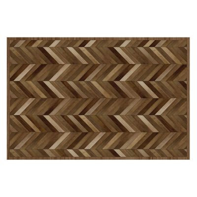 Carolina Creekhouse Vinyl Rug | Megan 041899UA | Vinyl Floor Mat | Decorative, Vintage, Waterproof, Eco-Friendly, Non-Slip | Megan, 2'x3'