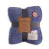 DEMDACO Family Together Time Periwinkle Blue Mega 60 x 120 Fleece Fabric Foot Pocket Throw Blanket view 3