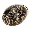 Omabeta Black Gold Tin Alloy + PP Rotating Press Toothpick Holder Box Dispenser Press Toothpick Holder Rotating Press Toothpick Holder Organizer Container Decoration Home Kitchen Hotel(Gold+Black) view 2