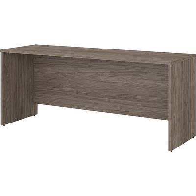 Bush Business Furniture Office 500 Credenza Desk, 72W x 24D, Modern Hickory