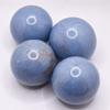 2.25" Blue Angelite Sphere Polished Natural Angel/Angelic Stone Ball Collectilbe Gemstone Crystal Mineral - Peru + Stand (1PC) view 2