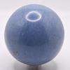2.25" Blue Angelite Sphere Polished Natural Angel/Angelic Stone Ball Collectilbe Gemstone Crystal Mineral - Peru + Stand (1PC) view 3
