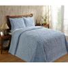Better Trends 2 Pieces Set Chenille Bedspread Twin Size 100% Cotton Chenille Bedding Lightweight Medallion Pattern Bedroom Decor Rio Collection view 1