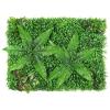 QIAOH Artificial Boxwood Panels 4PCS, Boxwood Wall Panels, Faux Grass Decor Outdoor, Green Boxwood Backdrop for Outdoor, Balcony, Garden Fence Screen and Indoor Wall Decoration view 1