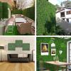 QIAOH Artificial Boxwood Panels 4PCS, Boxwood Wall Panels, Faux Grass Decor Outdoor, Green Boxwood Backdrop for Outdoor, Balcony, Garden Fence Screen and Indoor Wall Decoration view 4