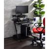 Acme Ordrees Wooden Top Gaming Table with Metal Frame and Casters in Black view 2