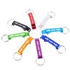 100pcs Personalized Bottle Opener with Your Text Design Logo Aluminum Keyring Customized Beer Bottle Opener for Wedding Birthday Party Gift view 1