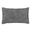 Better Trends Chenille Bedspread Set 3 Pieces Gray 100% Cotton King Size Bedspread Medallion Pattern 2 King Shams Luxurious Feel Perfect for Gifting All Seasons, Machine Washable, Rio Collection view 3