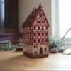 Ceramic Tealight Candle Holder | Room Decoration | Collectible Miniature Replica of Pilatushaus in Nuremberg | D268 view 2