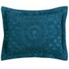 Better Trends Stylish Plush Twin Bedding Set, Teal 100% Cotton Tufted Medallion Pattern Soft & Luxurious Feel, Perfect for Gifting and All Seasons, Machine Washable, 2 Pieces - Rio Collection view 3