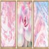 SIGNWIN Canvas Print Wall Art Set Pink & Blue Neon Acid Collage with Rose Nature Wilderness Mixed Media Modern Rustic Scenic Colorful for Living Room, Bedroom, Office - 16"x24"x3 Natural view 1