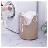 changshuo Storage Basket Large Capacity Durable Dirty Clothes Hamper Foldable Laundry Hamper Waterproof Laundry Storage Basket (Color : Blue) view 3