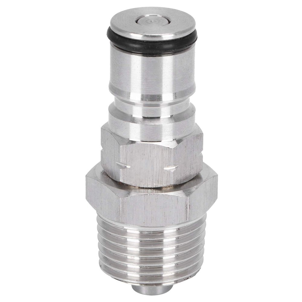 19/3218 Ball Lock Post, 1/2" NPT Male Thread Bulkhead Assembly Stainless Steel Gas Ball Lock, Keg Post Adapter for Corny Keg