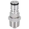 19/3218 Ball Lock Post, 1/2" NPT Male Thread Bulkhead Assembly Stainless Steel Gas Ball Lock, Keg Post Adapter for Corny Keg view 1
