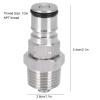 19/3218 Ball Lock Post, 1/2" NPT Male Thread Bulkhead Assembly Stainless Steel Gas Ball Lock, Keg Post Adapter for Corny Keg view 3