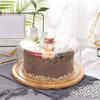 1 Dessert Cake Cover Set Glass Dome Cover with Bamboo Plate Round Dessert Serving Plate Clear Cake Stand Cake Display Cloche Dome Platter Cover 23. Glass Cake Dome 5cm Mini Cake Plate view 4