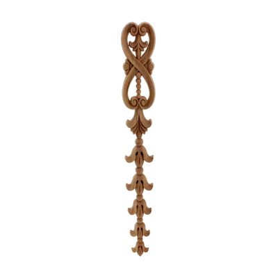 DUO ER Wooden Decal Carved Hanging Supplies Corner Appliques Decoration Accessories Miniatures Europe Round Woodcarving Home Decor