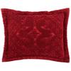 Better Trends Chenille Bedspreads Twin Size, Burgundy 100% Cotton Chenille Medallion Design Tufted Bedding Coverlet Soft Lightweight, 96"x110" with 1 PC Sham 2 Pieces Set Ashton Collection view 3