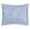 Better Trends Chenille Bedspreads Twin Size, Blue 100% Cotton Chenille Medallion Design Tufted Bedding Coverlet Soft Lightweight, 96"x110" with 1 PC Sham 2 Pieces Set Ashton Collection view 3