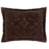 Better Trends Chenille Bedspreads Queen Size, Chocolate 100% Cotton Chenille Medallion Design Tufted Bedding Coverlet Soft Lightweight, 102"x110" with 2 Sham 3 Pieces Set Ashton Collection view 3