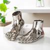 Ceramic Joe Creative Foot Ceramic vase Ornament Home Bedroom Living Room Simple Decorative Crafts (Silver(Pair) view 2