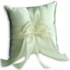 Alex Emotions Ivory Flower Girl Basket and Ring Bearer Pillow Set Wedding Basket and Ring Pillow Set | Handmade Wedding Pillow and Basket, Ivory, 1 Pillow view 1