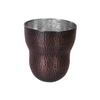 De Kulture Handmade Pure Copper Round Glasses Cup Tumbler With Tin Plating Drinkware for Milk Water Ice Coffee Tea Cocktail Beer Sake Whiskey Vodka Rum Tequila , 3.0x 3 (DH) Inches view 1