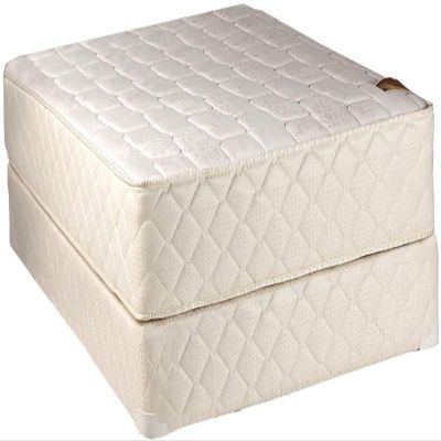 DS USA Grandeur Deluxe 2-Sided Gentle Firm Mattress and Box Spring Set with Bed Frame Included - Spine Support, Orthopedic Type, Luxury Height, Long Lasting Comfort (Full 54"x75"x12")