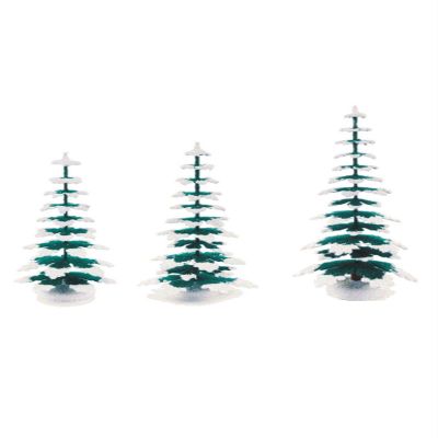 Alexander Taron 256-03-2 13.5, 15 & 20 cm Dregeno Winter Trees, Assortment - Medium - Set of 3