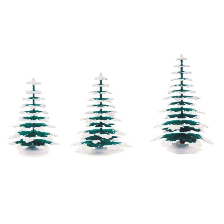 Alexander Taron 256-03-2 13.5, 15 & 20 cm Dregeno Winter Trees, Assortment - Medium - Set of 3