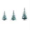 Alexander Taron 256-03-2 13.5, 15 & 20 cm Dregeno Winter Trees, Assortment - Medium - Set of 3 view 1