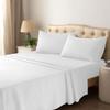 Hotel Collections HC1001WF Soft Microfiber Bed Sheet Set White - Full - 4 Piece view 1