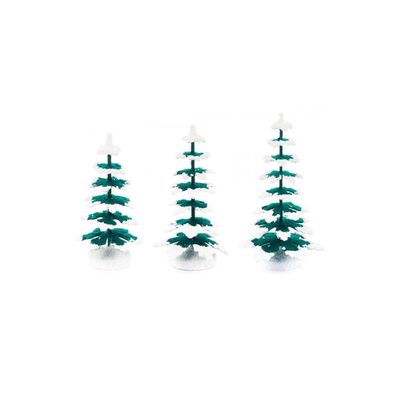 Alexander Taron 256-03-1 8, 9 & 11 cm Dregeno Winter Trees, Assortment - Small - Set of 3