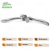 [12 PACK] Stainless Steel Garlic Press - Professional Kitchen Garlic Crusher - Easy Squeeze, Dishwasher safe - Cooking Utensils, Clove Press and Ginger Mincer view 2