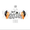 Graduation Water Bottle Labels, Class of 2026 Party Favors, Pack of 25 Peel and Stick Waterproof Water Bottle Wrappers (Orange) view 1