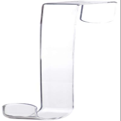 Clear Plastic Door Wreath Hanger, 12 inch