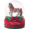 Precious Moments 211103 May Your Neighs Be Merry and Bright Annual Animal Resin/Glass Snow Globe view 1